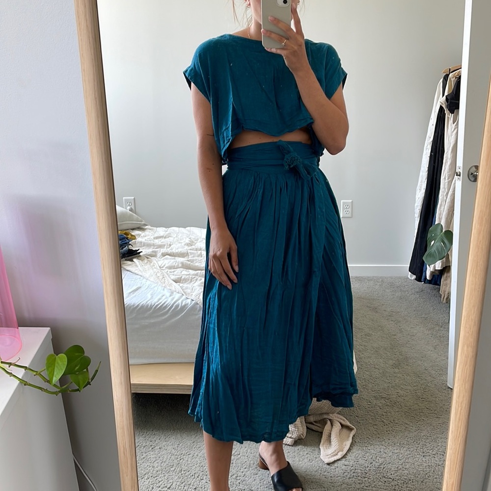 Free People Linen Set